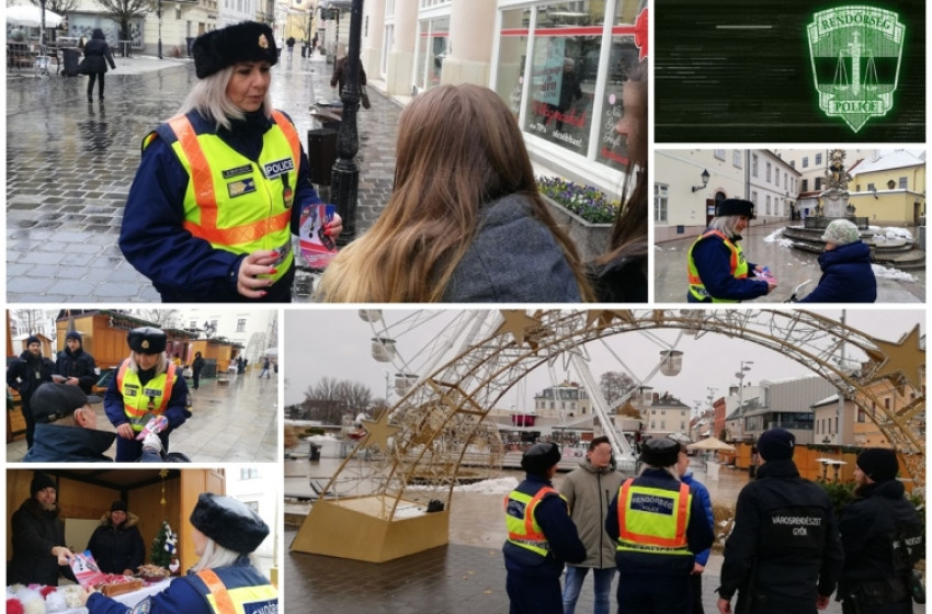 Csalások ellen a Győr-Moson-Soproni Karácsonyi Vásárban